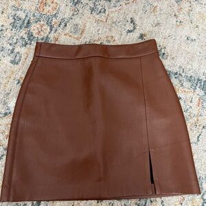 Aritzia Leather Skirt